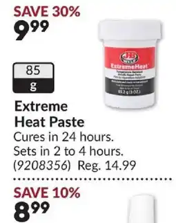 Princess Auto Hb extreme heat paste offer