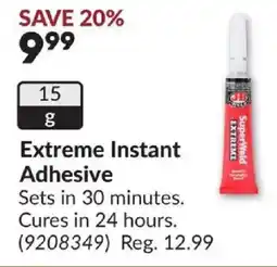 Princess Auto Superweld Extreme Instant Adhesive offer