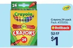 Walmart Crayola crayons offer