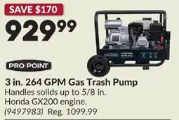 Princess Auto Pro Point 3 in. 264 GPM Gas Trash Pump offer