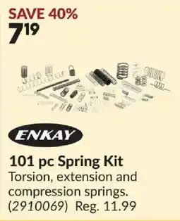Princess Auto Enkay 101 pc spring kit offer