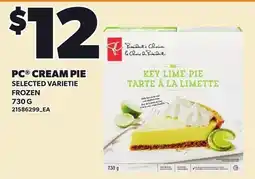 Loblaws PC cream pie selected variatie offer