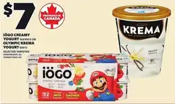 Loblaws iogo creamy yogurt offer