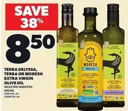 Loblaws Terra Delyssa, Terra or Moresh extra virgin olive oil offer