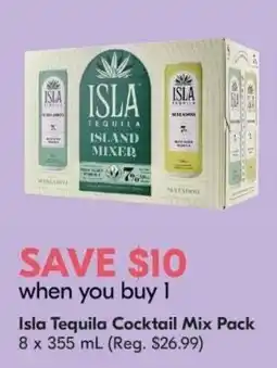 Sobeys Liquor Isla Tequila Cocktail Mix Pack offer