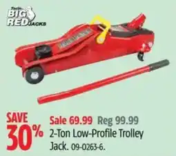 Canadian Tire Torin Big Red Jacks 2-Ton Low-Profile Trolley Jack offer