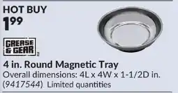 Princess Auto Grease & Gear 4 in. Round Magnetic Tray offer