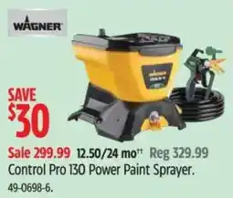 Canadian Tire Wagner Control Pro 130 Power Paint Sprayer offer