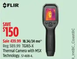 Canadian Tire Flir thermal camera with msx technology offer