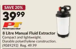 Princess Auto Performance Tool 8 Litre Manual Fluid Extractor offer