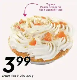 Sobeys Peach Cream Pie offer