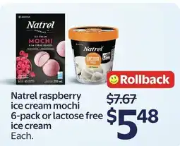 Walmart Natrel raspberry ice cream mochi offer