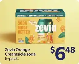 Walmart Zevia Orange Creamsicle soda offer