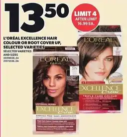 Loblaws L'oreal excellence hair colour or root cover up offer