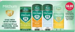 Jean Coutu Selected antiperspirants and deodorants offer