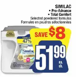 Jean Coutu Similac Pro-Advance Total Comfort offer