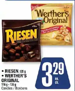 Jean Coutu riesen werther's original candies / bonbons offer