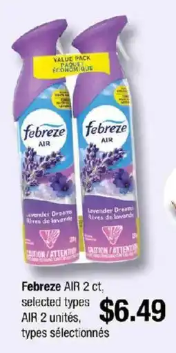 Jean Coutu Febreze AIR offer