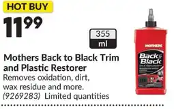 Princess Auto Mothers Back to Black Trim and Plastic Restorer offer