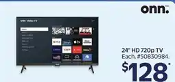 Walmart onn 24 inch hd 720p tv offer
