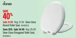 Canadian Tire Danze slow-close round toilet seat offer
