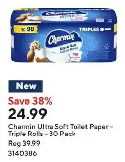 Staples Charmin ultra soft toilet paper offer