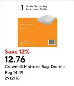 Staples Crownhill Mattress Bag, Double offer