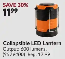 Princess Auto Collapsible LED Lantern offer