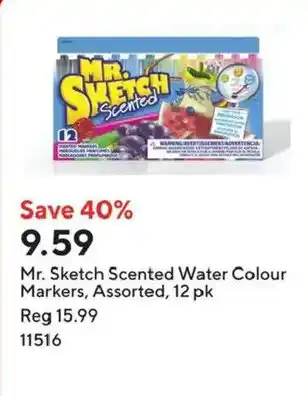 Mr. Sketch Scented Water Colour Markers