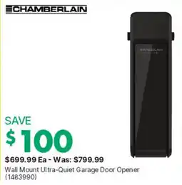 Kent Chamberlain Wall Mount Ultra-Quiet Garage Door Opener offer