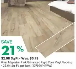 Kent 6mm Mapleton Park Enhanced Rigid Core Vinyl Flooring offer