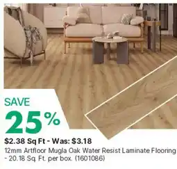 Kent Artfloor Mugla Oak Water Resist Laminate Flooring offer