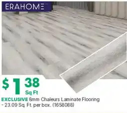 Kent Erahome exclusive 8mm chaleurs laminate flooring offer