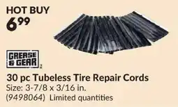 Princess Auto Grease & Gear 30 pc Tubeless Tire Repair Cords offer