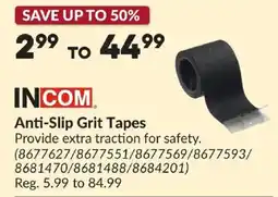 Princess Auto Incom anti-slip grit tapes offer