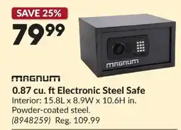 Princess Auto Magnum 0.87 cu. ft Electronic Steel Safe offer