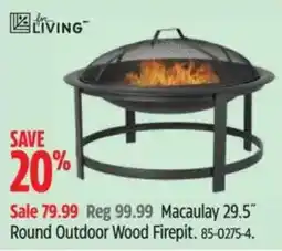 Canadian Tire for living round outdoor wood firepit offer