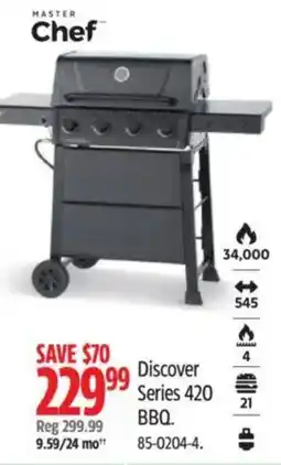 Canadian Tire Master Chef Discover Series 420 BBQ offer