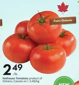 Sobeys Hothouse Tomatoes offer