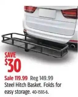 Canadian Tire Steel Hitch Basket offer