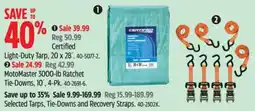 Canadian Tire Certified Light-Duty Tarp offer
