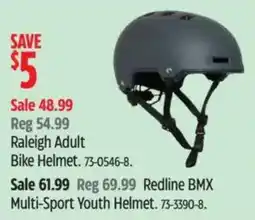 Canadian Tire Raleigh Adult Bike Helmet offer
