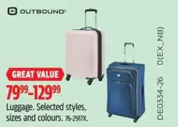 Canadian Tire Outbound luggage offer