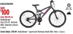 Canadian Tire Supercycle Pathway Adult Bike. Red. offer