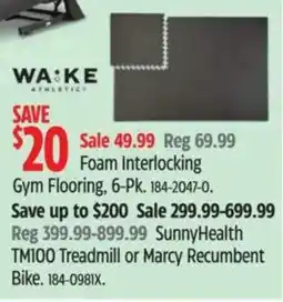 Canadian Tire Wake Athletics Foam Interlocking Gym Flooring offer