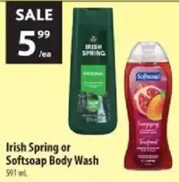 Co-op Irish Spring or Softsoap Body Wash offer