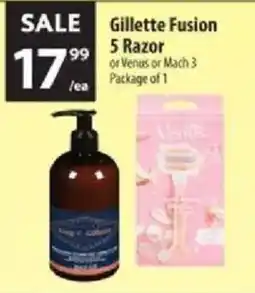 Co-op Gillette Fusion 5 Razor or Venus or Mach 3 offer