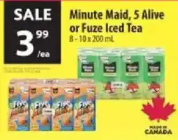 Co-op Minute Maid, 5 Alive or Fuze Iced Tea offer
