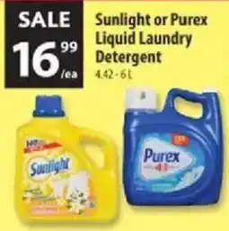 Co-op Sunlight or Purex Liquid Laundry Detergent offer