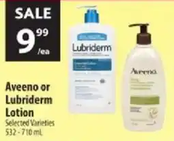 Co-op Aveeno or Lubriderm Lotion offer